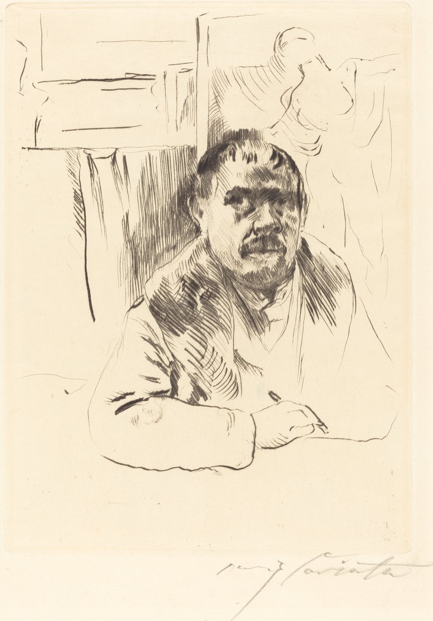 Autoritratto in pelliccia da Lovis Corinth