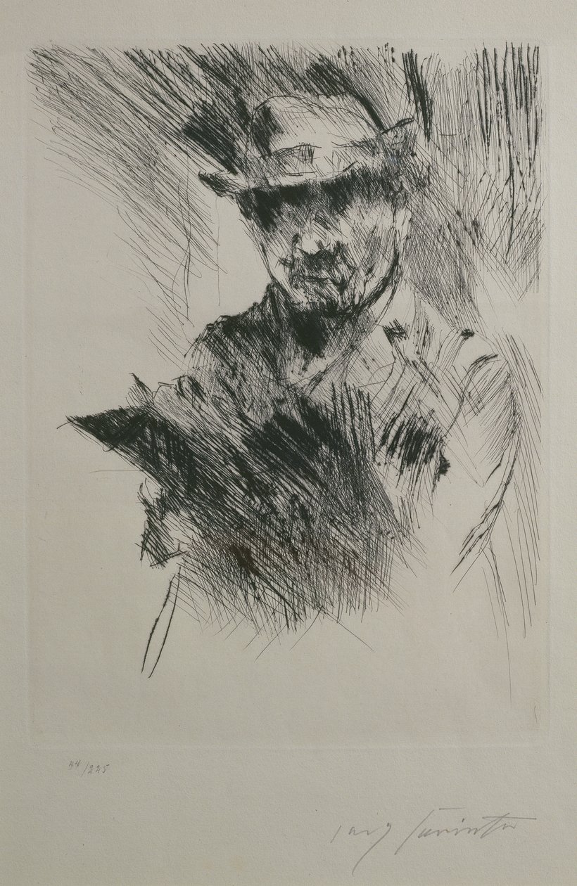 Autoritratto, c.1920-21 da Lovis Corinth