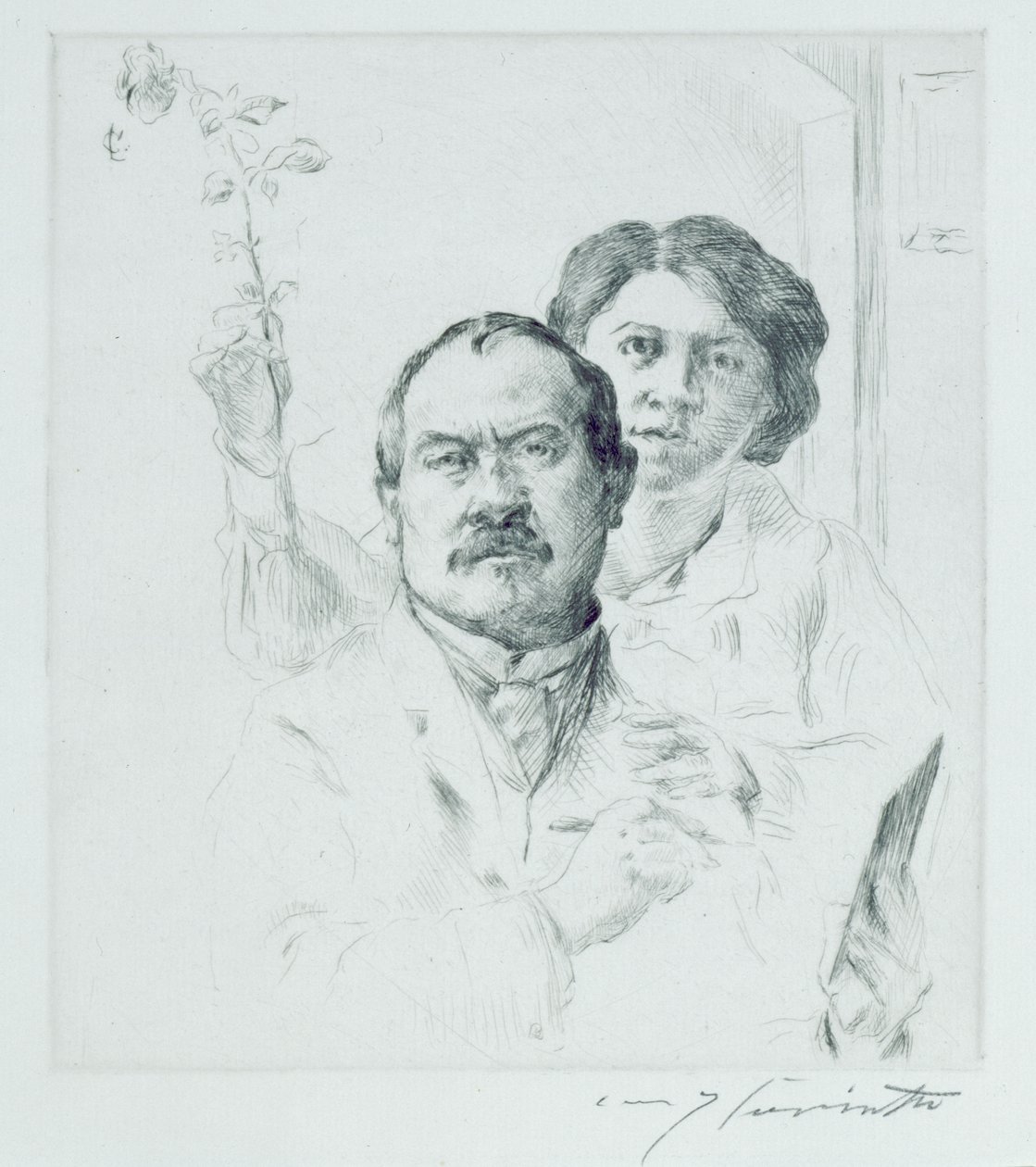 Autoritratto con moglie da Lovis Corinth