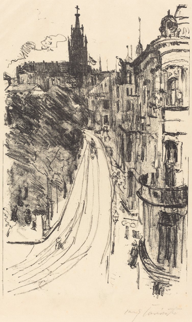 Strasse in Königsberg, 1918 da Lovis Corinth