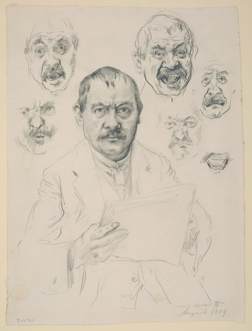 Studi su un autoritratto da Lovis Corinth