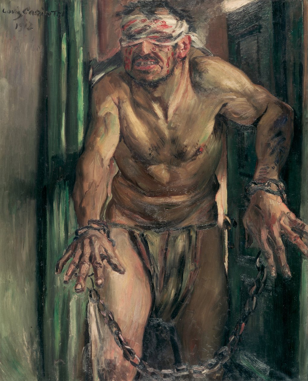 Sansone accecato da Lovis Corinth