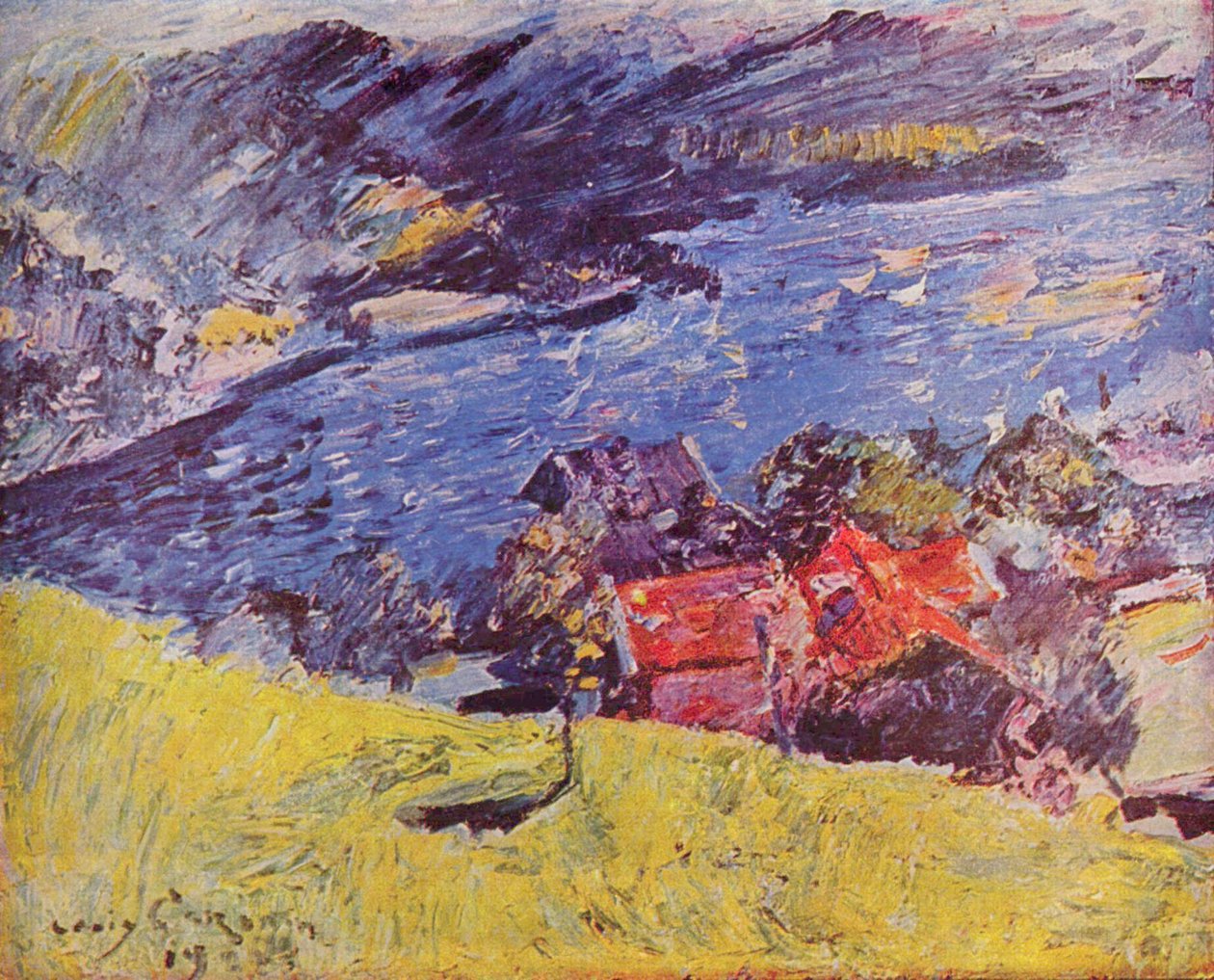 Walchensee, prato giallo da Lovis Corinth