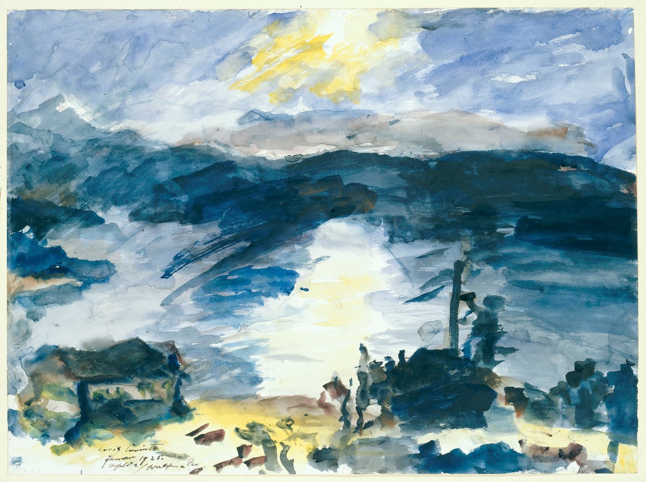 Paesaggio di Walchensee da Lovis Corinth