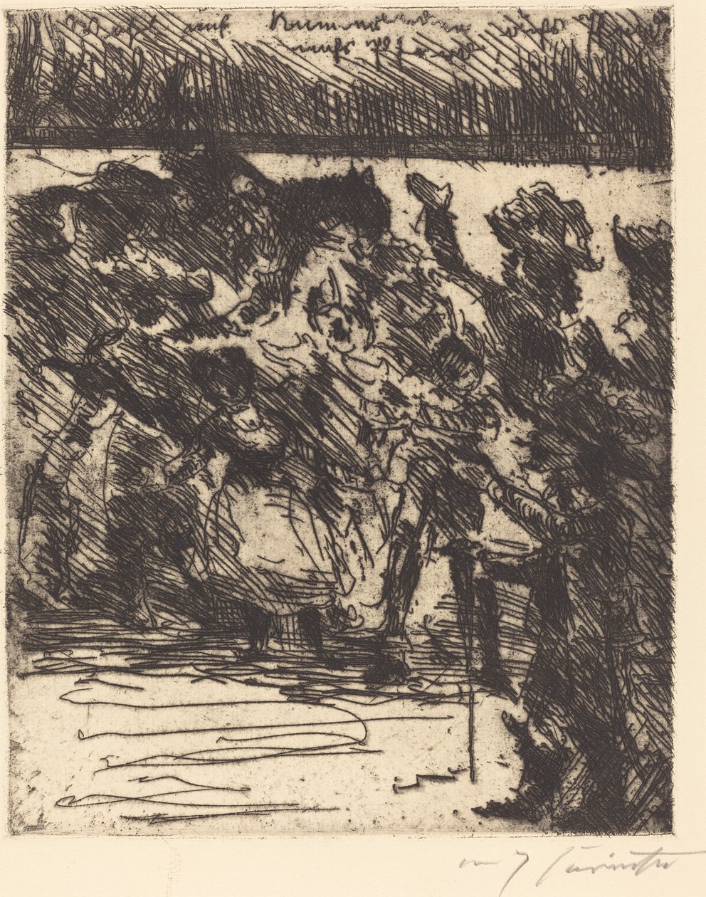 Wohl auf, kameraden, aufs pferd, aufs pferd! Ins feld, in die freiheit gezogen! da Lovis Corinth