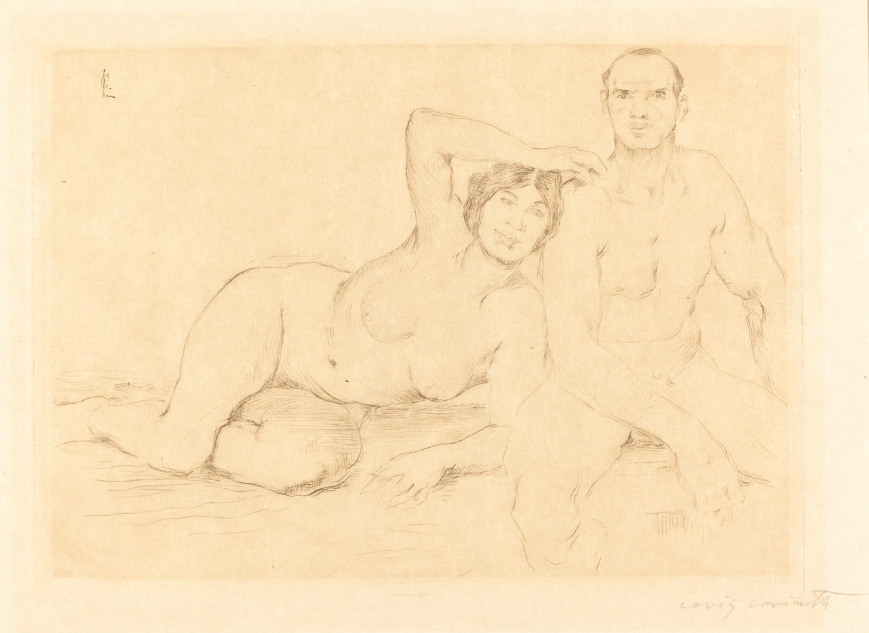 Due nudi da Lovis Corinth