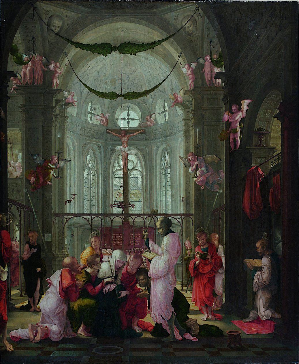 La morte di Santa Maria da Lower Rhenish pupil of Wolf Huber