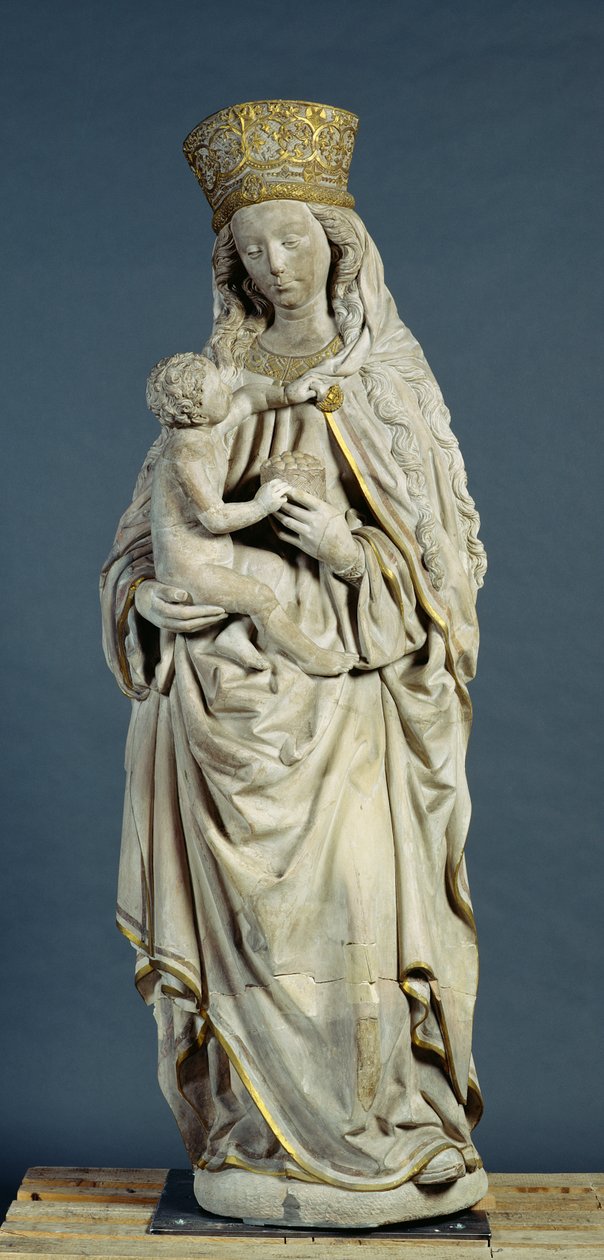 La Madre di Dio con il Bambino Gesù, 1470 da Lubeck or Westphalian Workshop