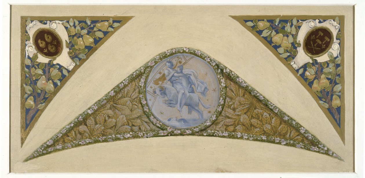 Bozzetto per la Scala dei Banchetti al Municipio di Parigi: Ariete, ca. 1888-1898 da Luc Oliver Merson