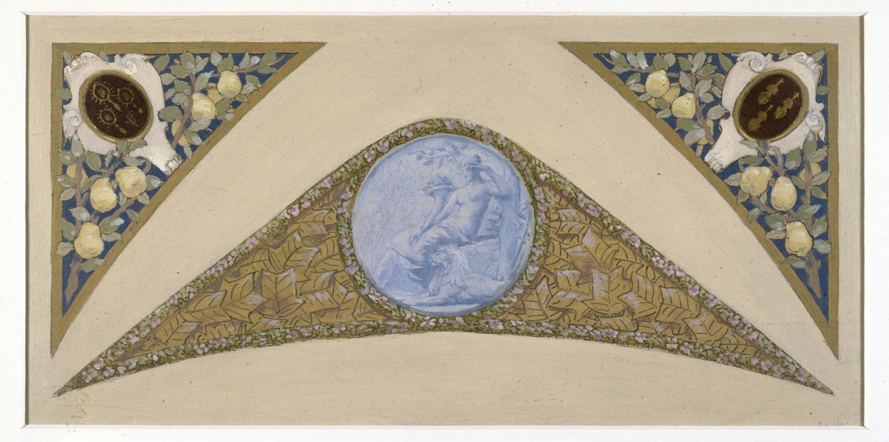 Bozzetto per la Scala delle Feste al Municipio di Parigi: Vergine, tra il 1888 e il 1898 da Luc Oliver Merson
