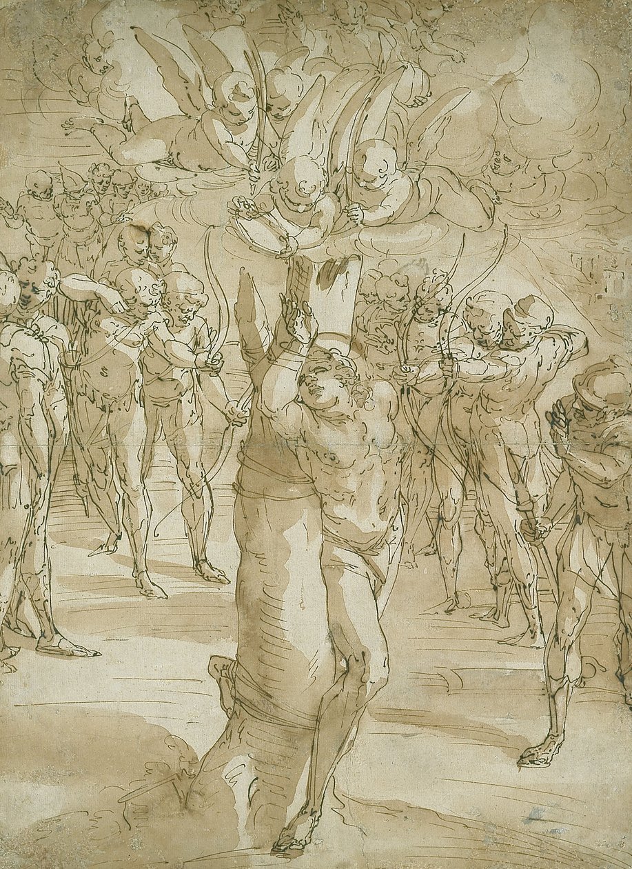 Il martirio di San Sebastiano da Luca Cambiaso