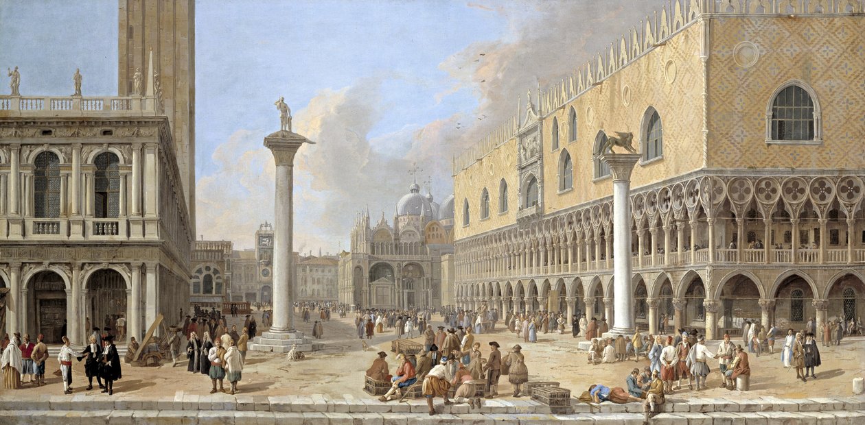 La Piazzetta a Venezia da Luca Carlevaris