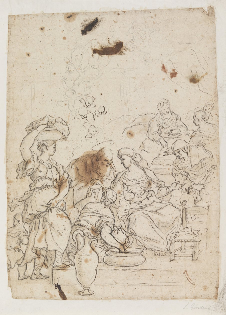 Nascita della Vergine da Luca Giordano