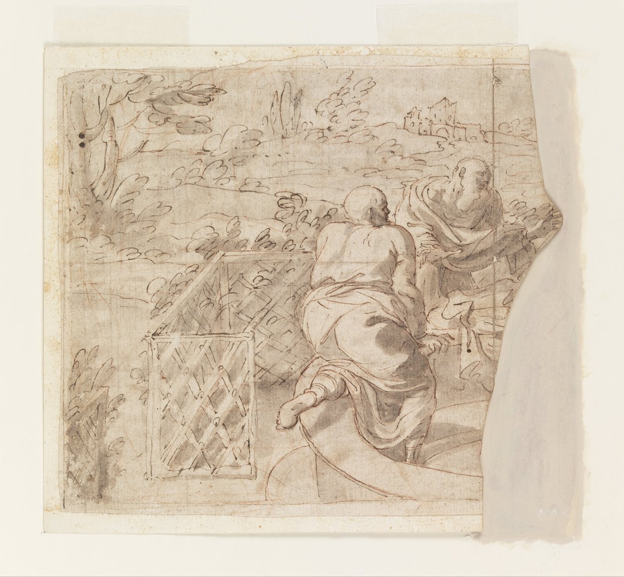Bozzetto per Susanna e i vecchioni da Luca Giordano