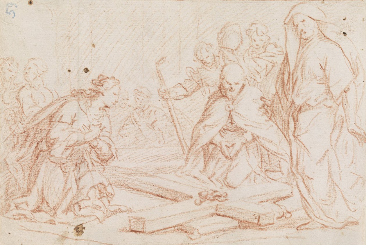Il ritrovamento della croce da Luca Giordano