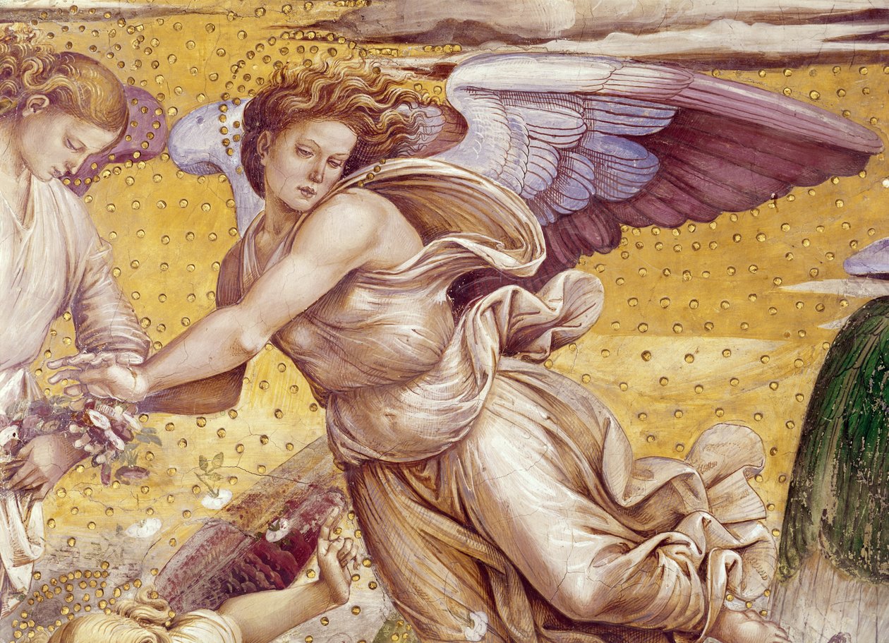 Dettaglio degli Eletti in Paradiso, dalla Cappella della Madonna di San Brizio, 1499-1504 da Luca Signorelli