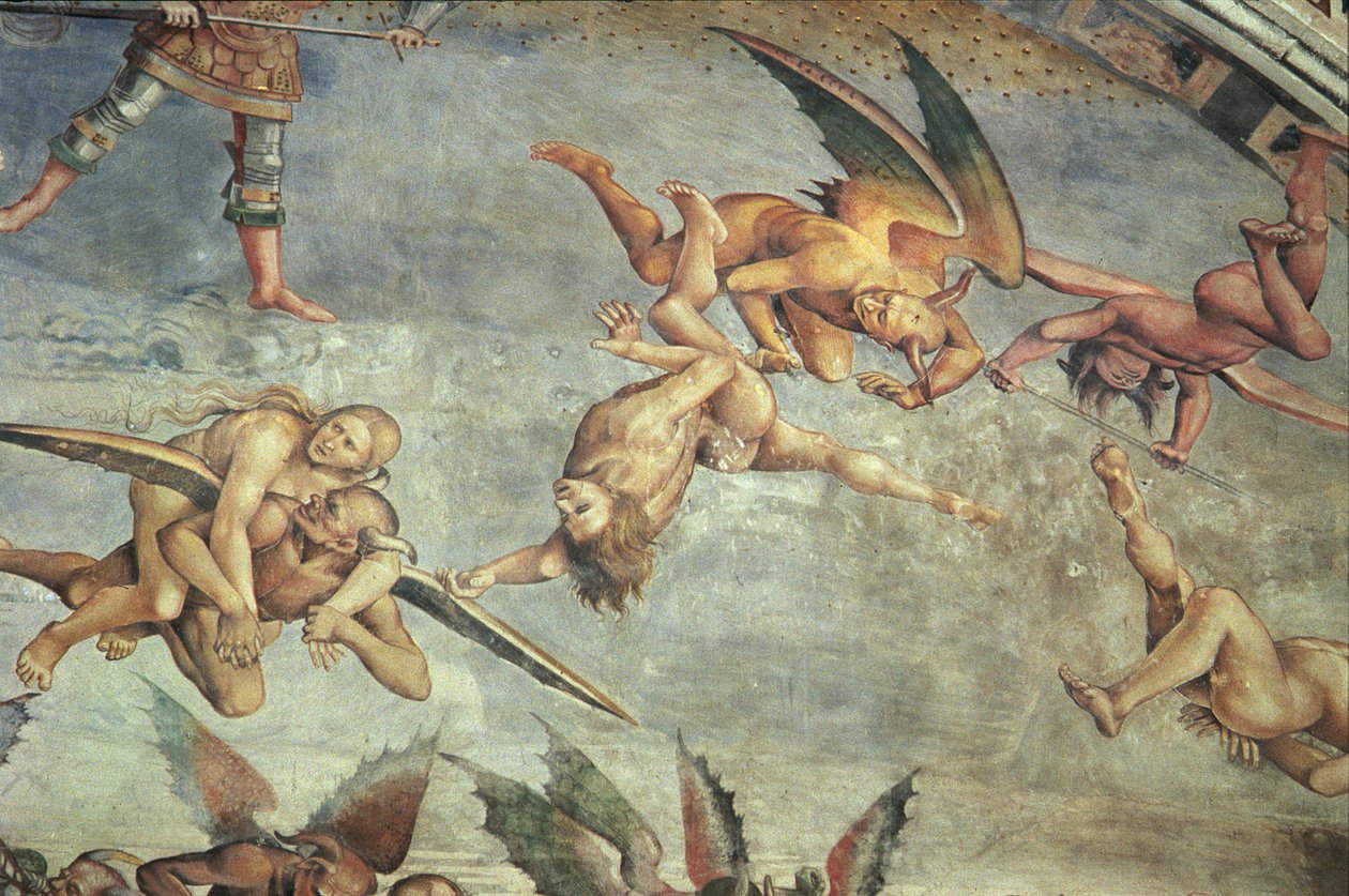Diavoli, dal Giudizio Universale (dettaglio) da Luca Signorelli