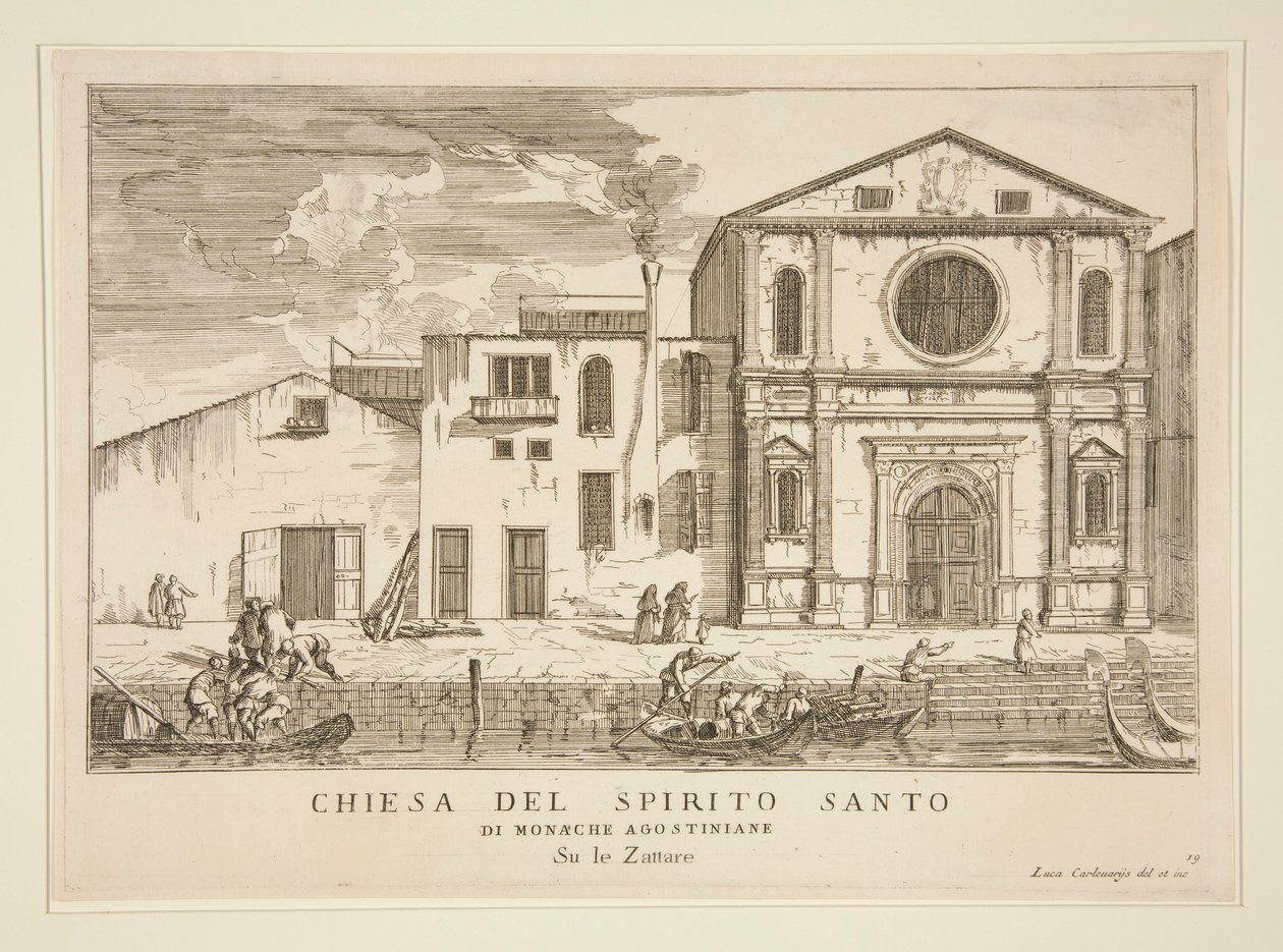 Chiesa del Santo Spirito da Luca Carlevarijs