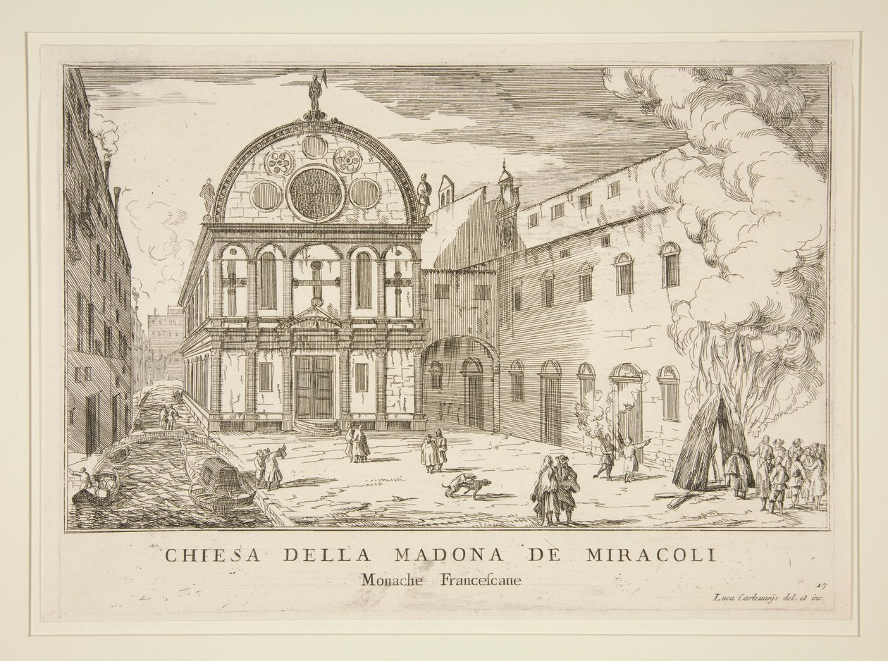 Chiesa della Madonna dei Miracoli, da da Luca Carlevarijs