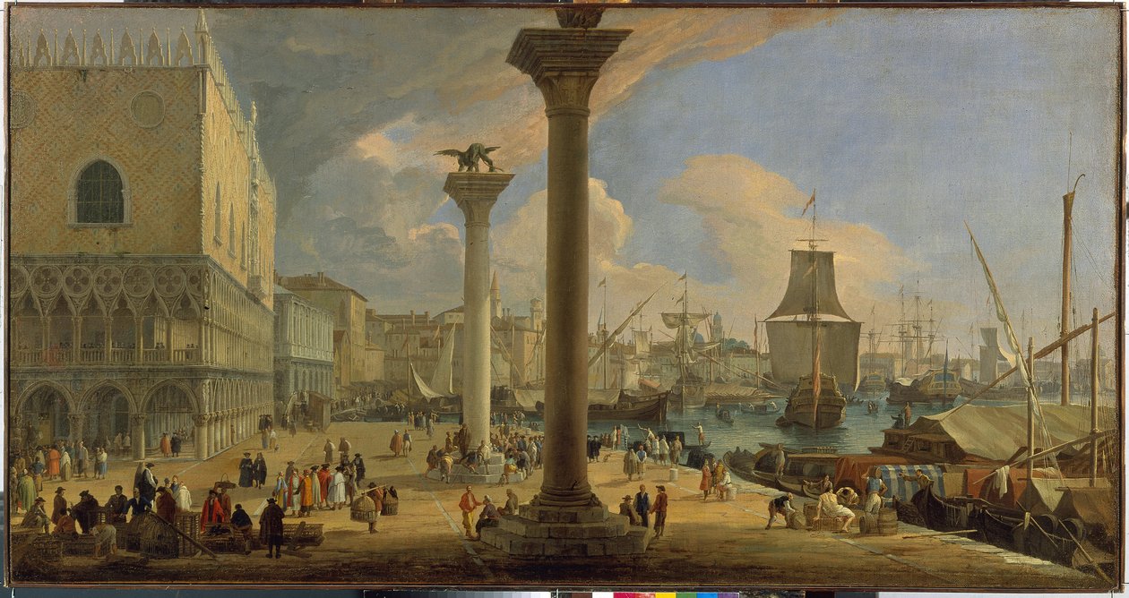 Il Molo e il Palazzo Ducale (Venezia, Italia) da Luca Carlevaris