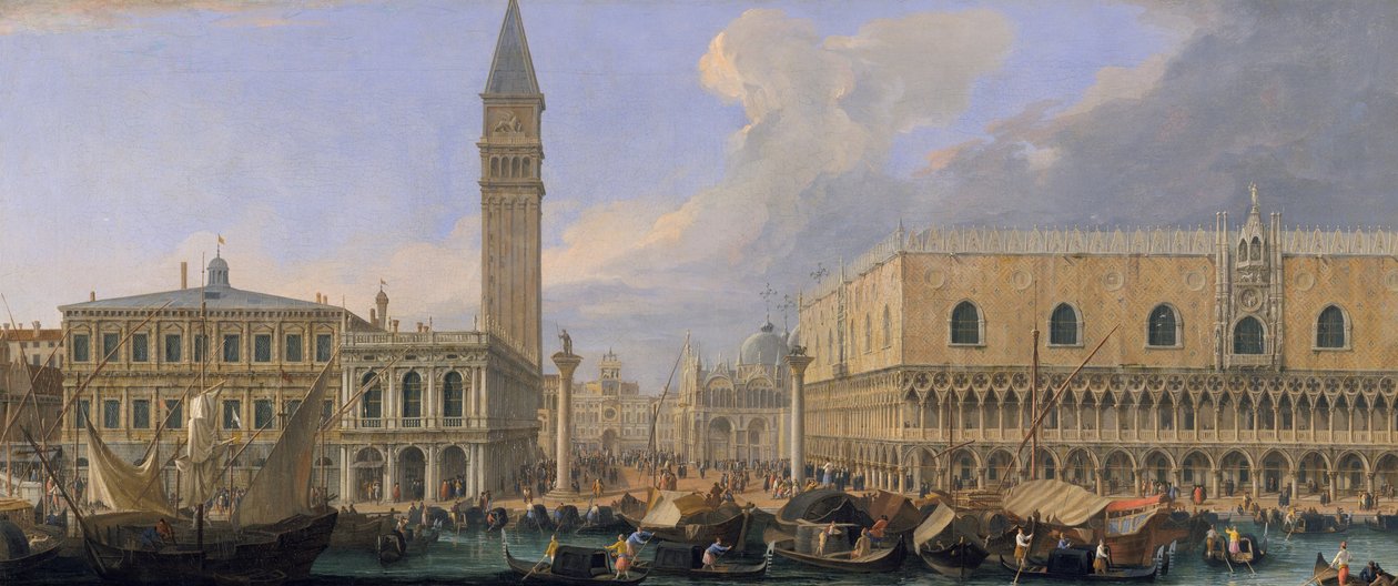 Il Molo, Venezia, dal Bacino di San Marco da Luca Carlevaris