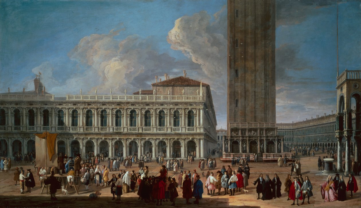 La Piazzetta e Piazza San Marco, Venezia da Luca Carlevaris