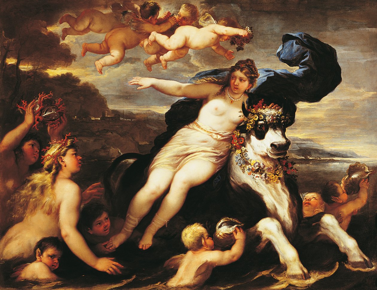 Rapimento di Europa da Luca Giordano