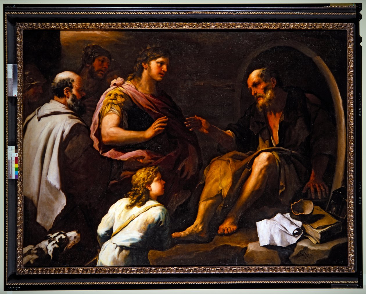Alessandro e Diogene da Luca Giordano