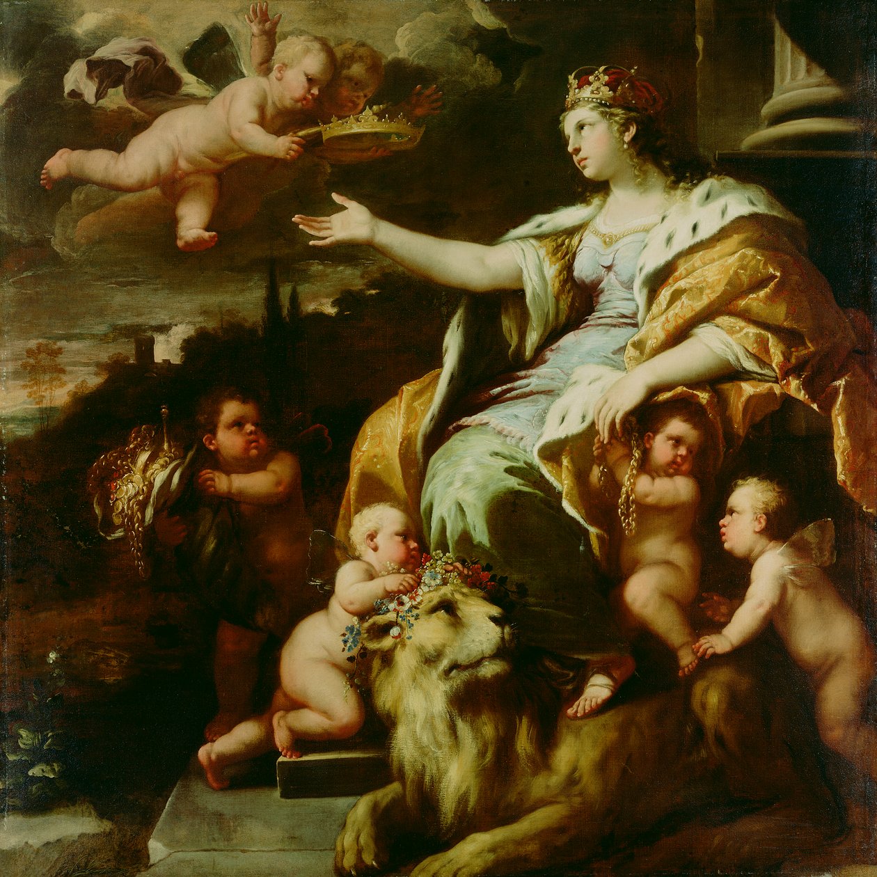 Allegoria della magnanimità, c.1670 da Luca Giordano