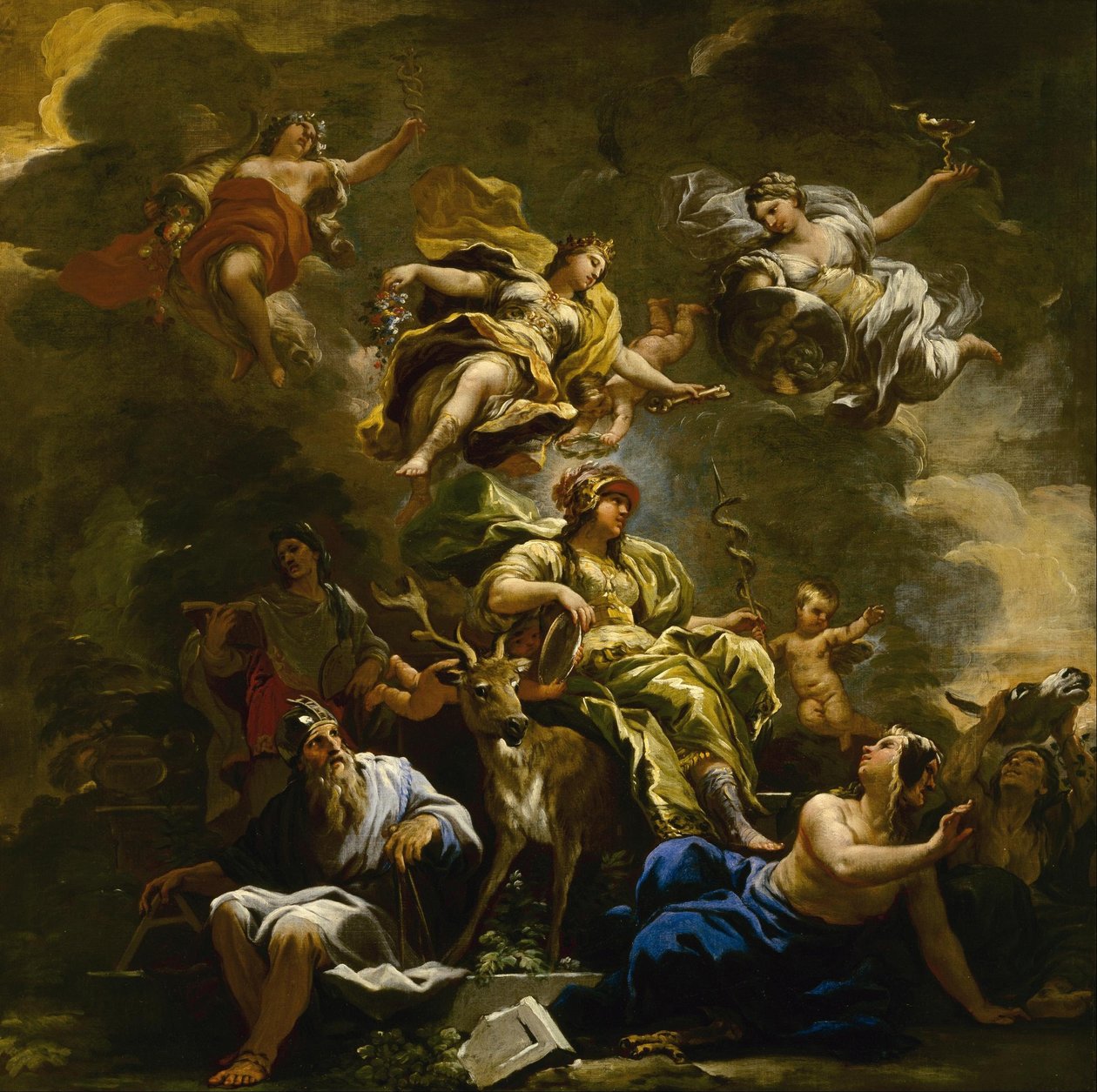 Allegoria della prudenza da Luca Giordano