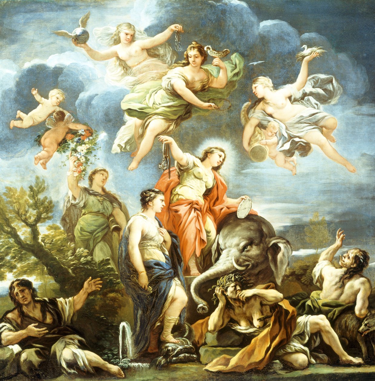 Allegoria della Temperanza da Luca Giordano