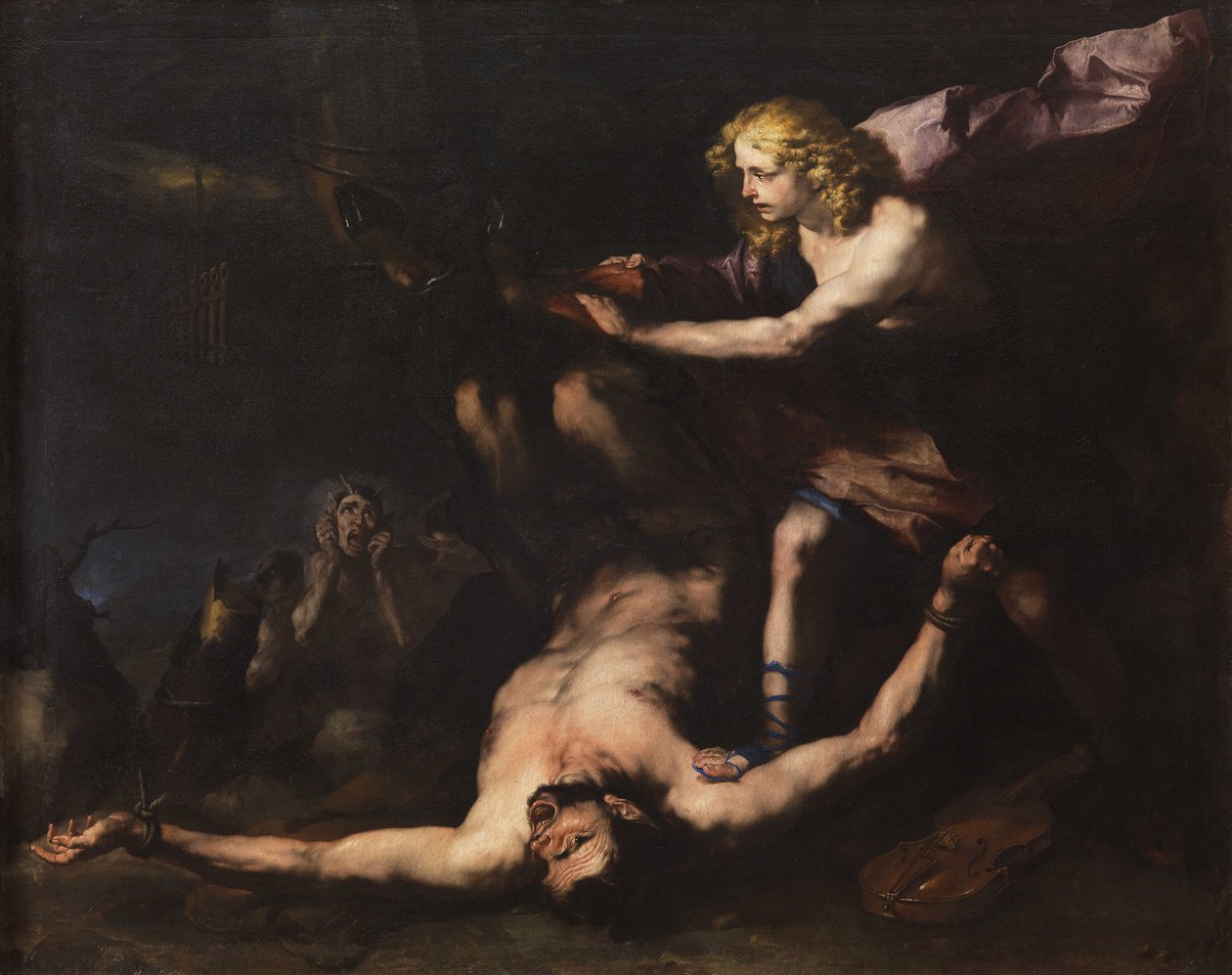 Apollo e Marsia, c. 1660 da Luca Giordano