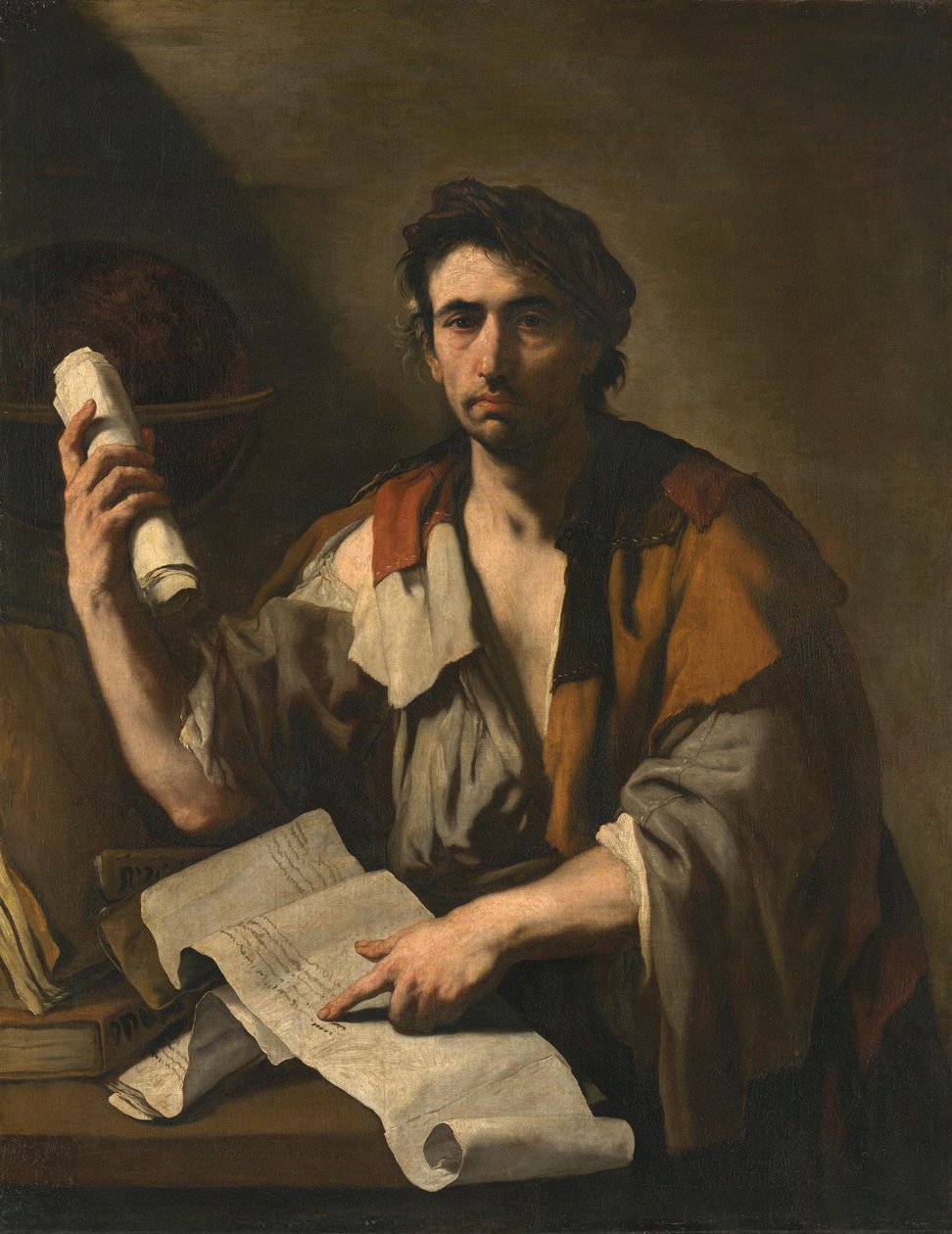 Un filosofo cinico da Luca Giordano
