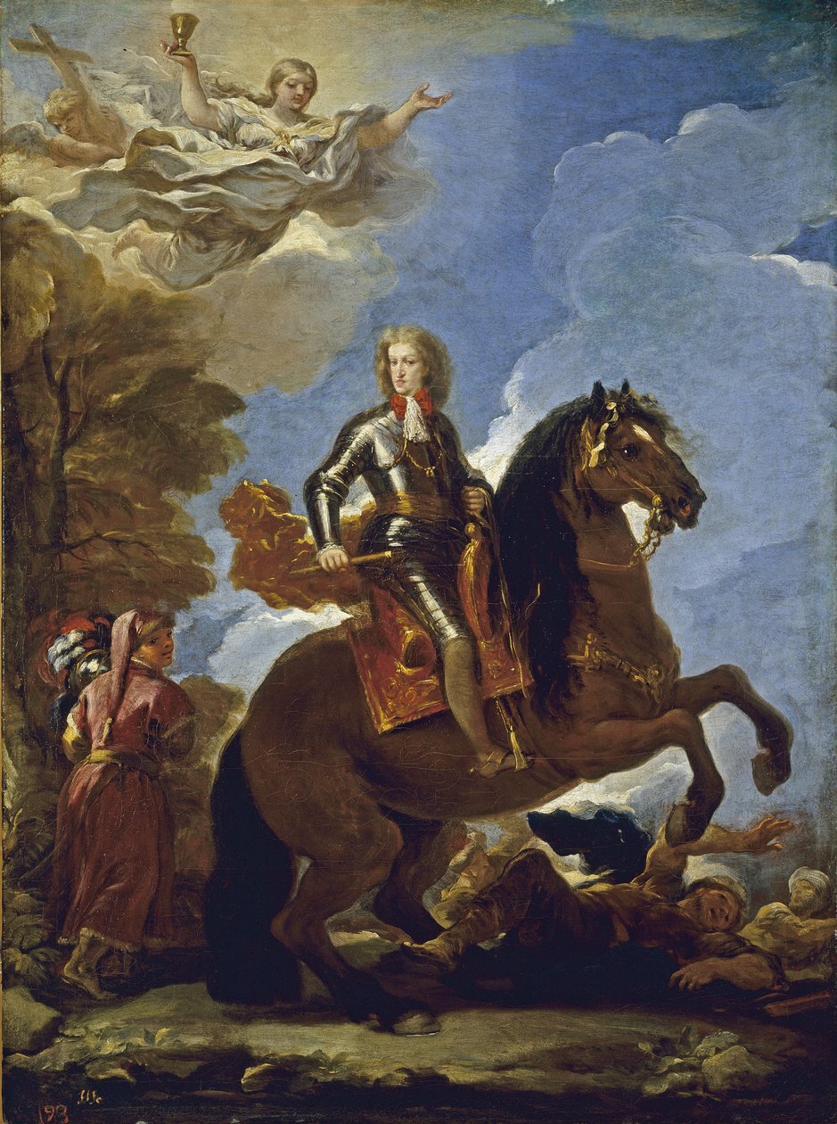 Ritratto equestre di Carlo II di Spagna, prima del 1694 da Luca Giordano
