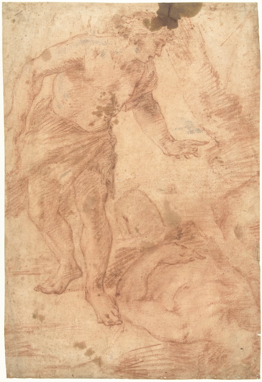 Caino presso il cadavere di Abele da Luca Giordano