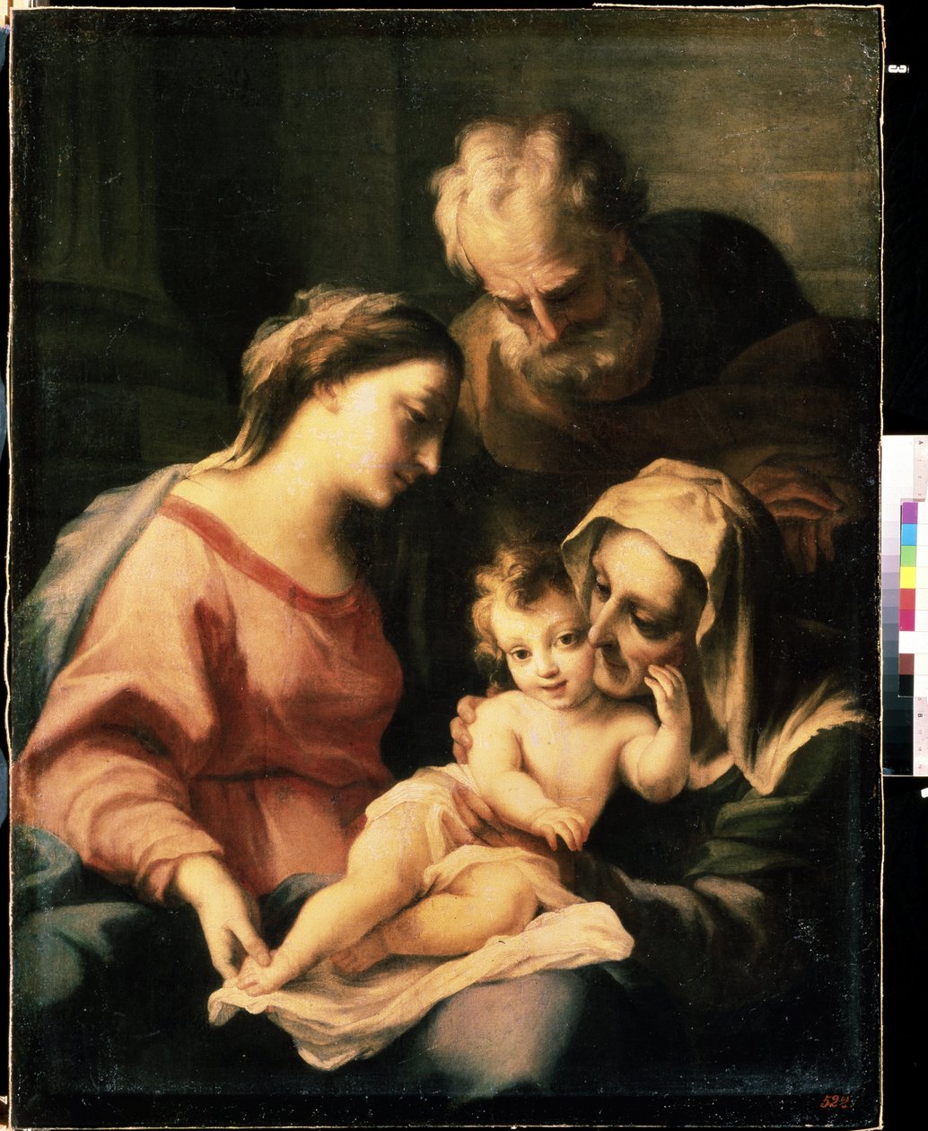 La Sacra Famiglia con Sant