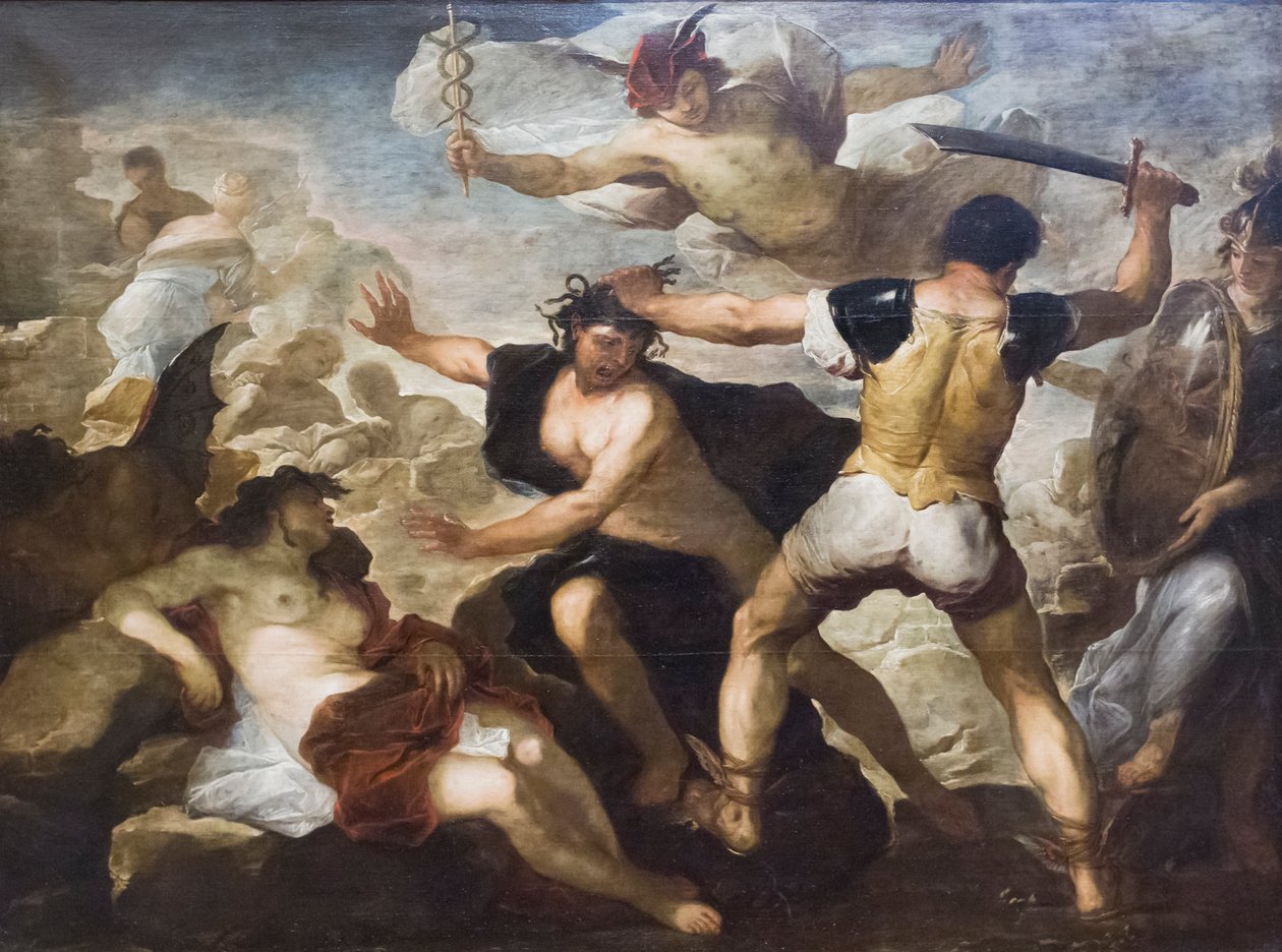 Perseo decapita Medusa | Luca Giordano | Stampa d'arte