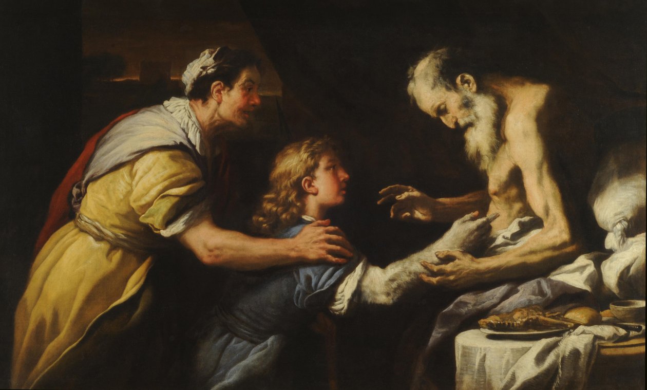 Presentazione di Giacobbe a Isacco da Luca Giordano