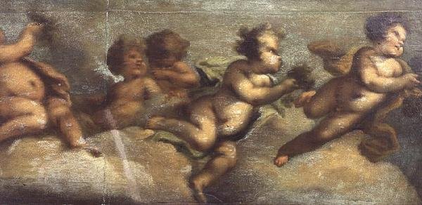 Putti che si divertono (dettaglio) da Luca Giordano