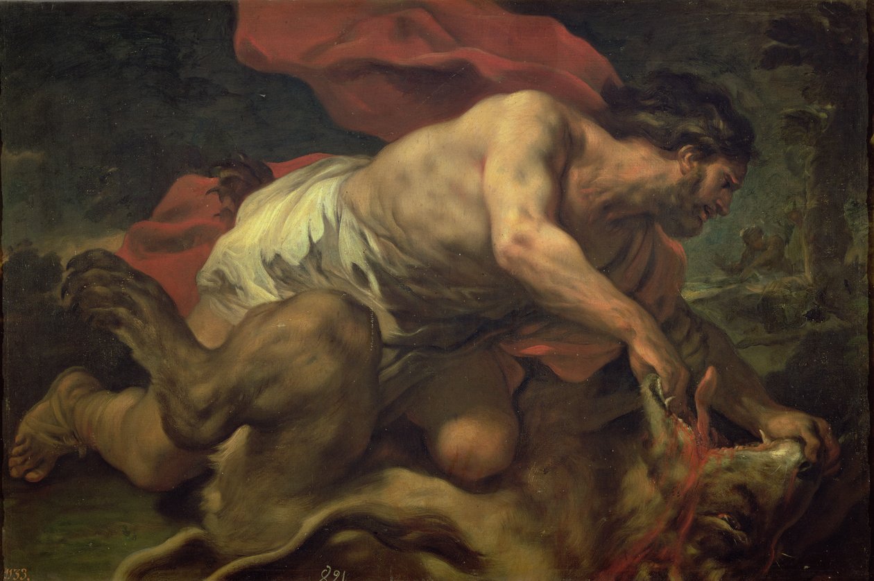 Sansone e il Leone da Luca Giordano