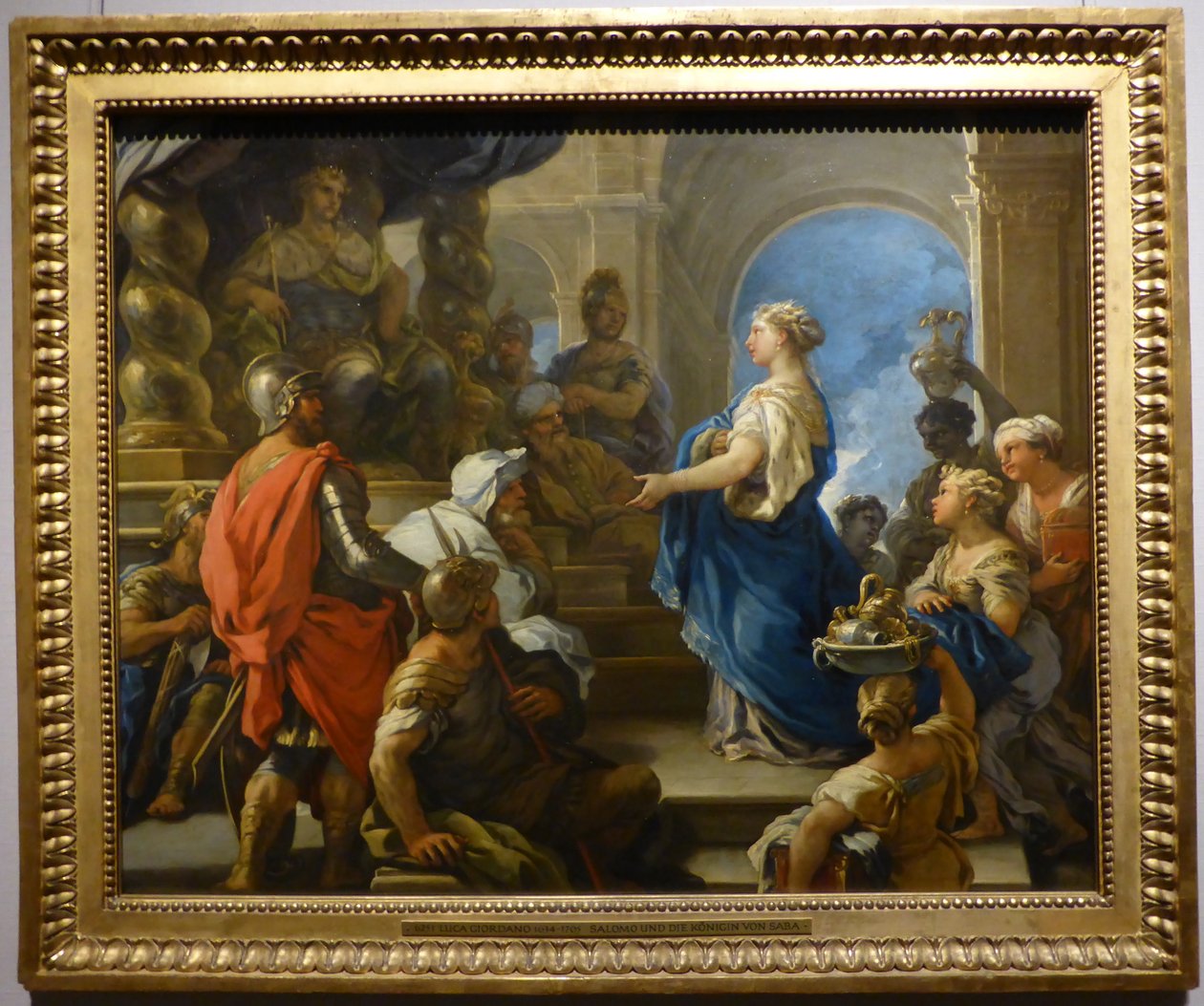 Salomo und die Königin von Saba da Luca Giordano