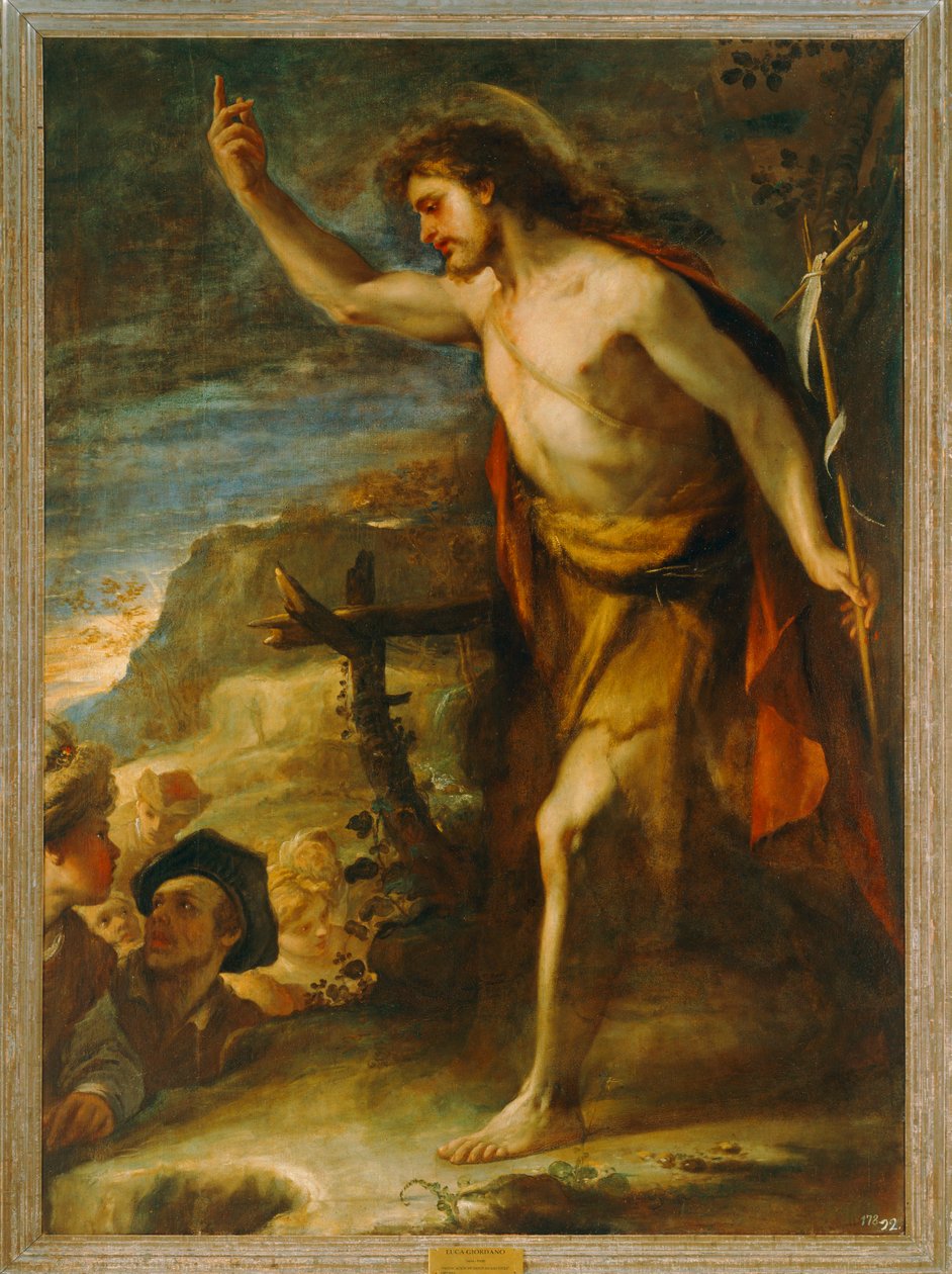 San Giovanni Battista, predicazione. 10034651 ... da Luca Giordano
