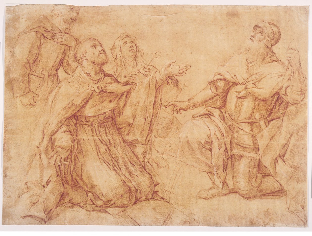 Santi Agostino, Nicola da Tolentino, Teresa e Guglielmo da Luca Giordano