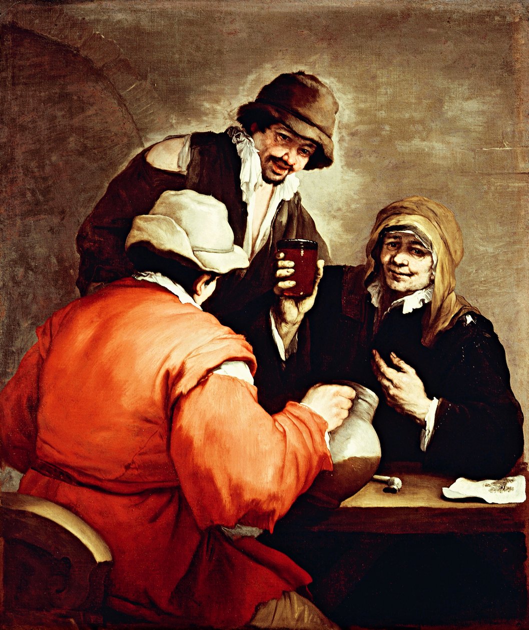 Scena di taverna da Luca Giordano