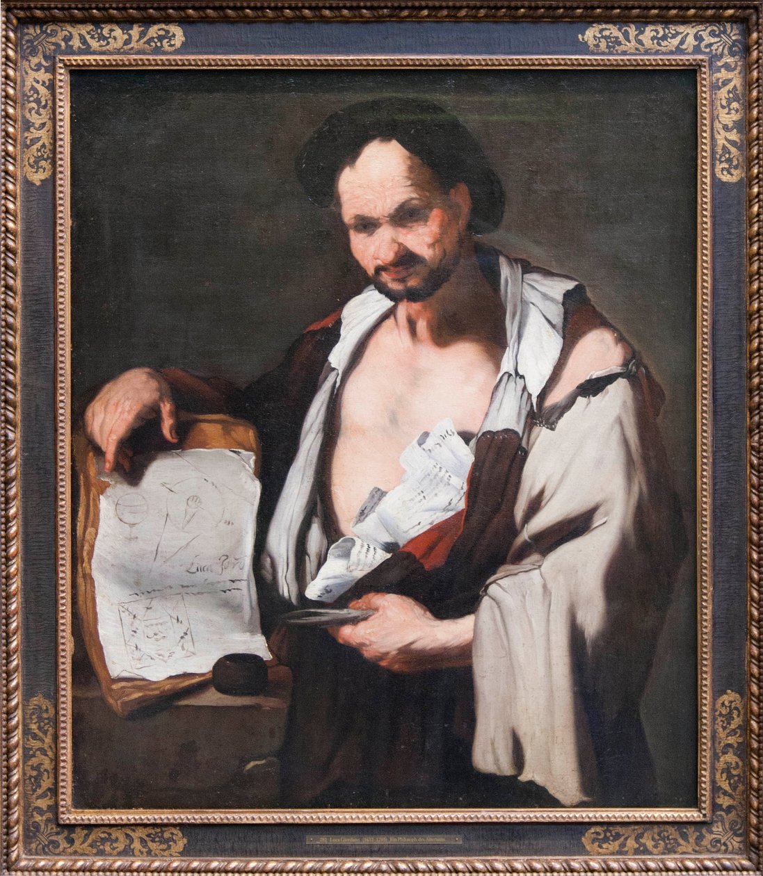 Il filosofo Talete di Mileto da Luca Giordano