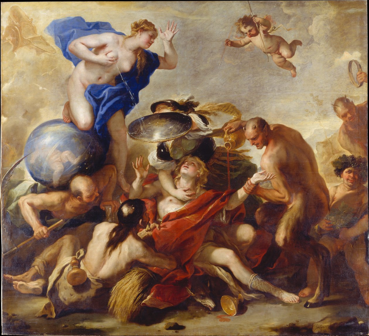 Jugend von den Lastern versucht da Luca Giordano