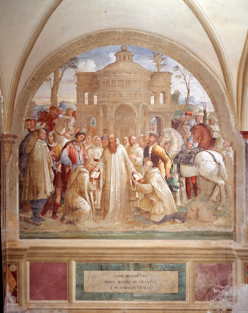 Benedetto manda Mauro in Francia e Placido in Sicilia da Luca Signorelli