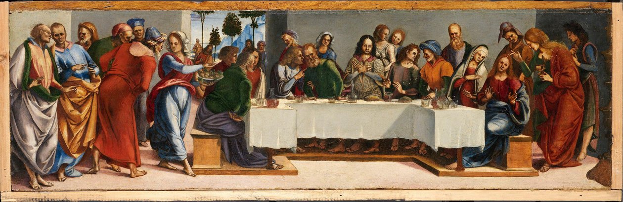 Cristo nella casa di Simone il Fariseo da Luca Signorelli