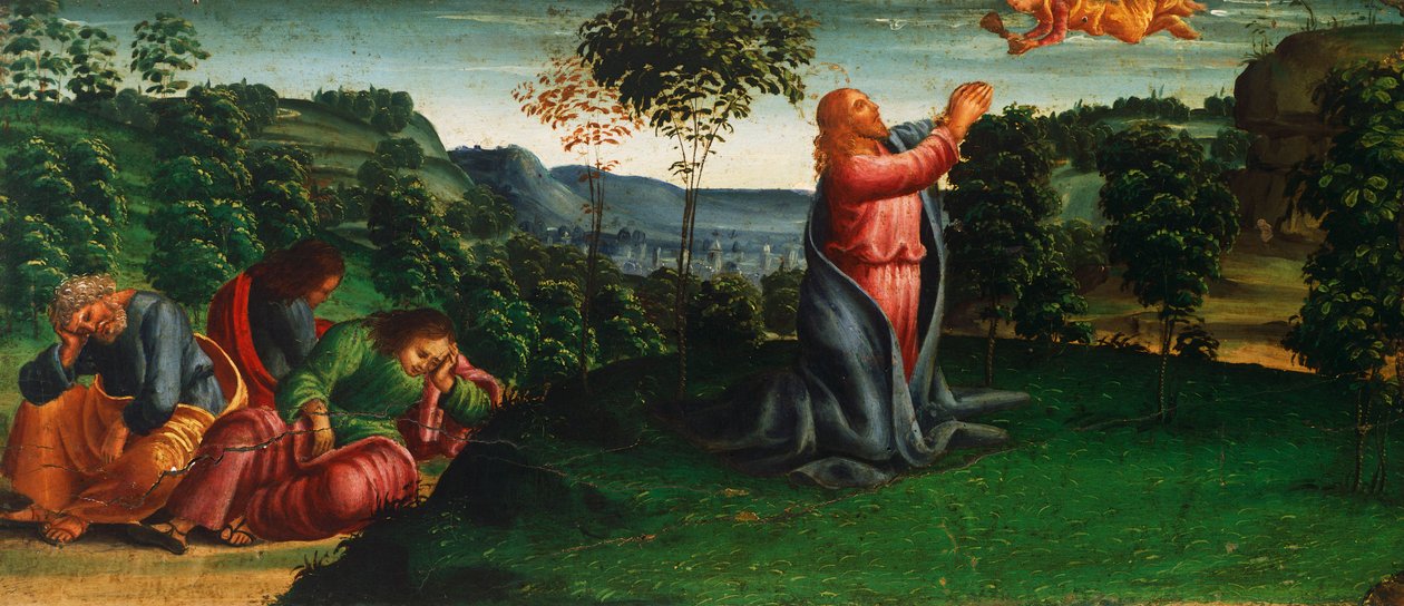 Storie di Cristo: Cristo nel Giardino del Getsemani da Luca Signorelli