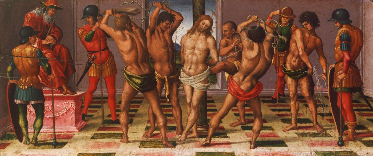 Storie di Cristo: flagellazione da Luca Signorelli
